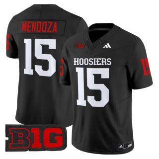 Men's Indiana Hoosiers #15 Fernando Mendoza 2025 Vapor Limited Football Jersey - Black