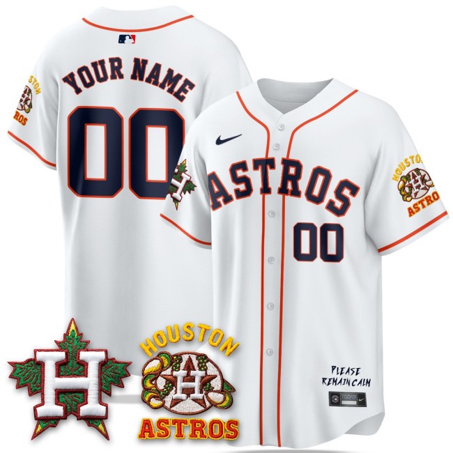 Houston Astros 'Hopadillo' Limited Custom Nike MLB Stitched Baseball Jersey - White