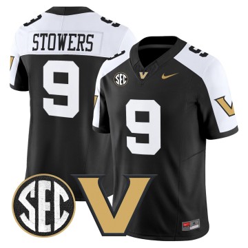 Men's Vanderbilt Commodores #9 Eli Stowers Alternate F.U.S.E. 2025 Vapor Limited Stitched Football Jersey