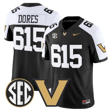 Men's Vanderbilt Commodores 615 Dores Alternate F.U.S.E. 2025 Vapor Limited Stitched Football Jersey