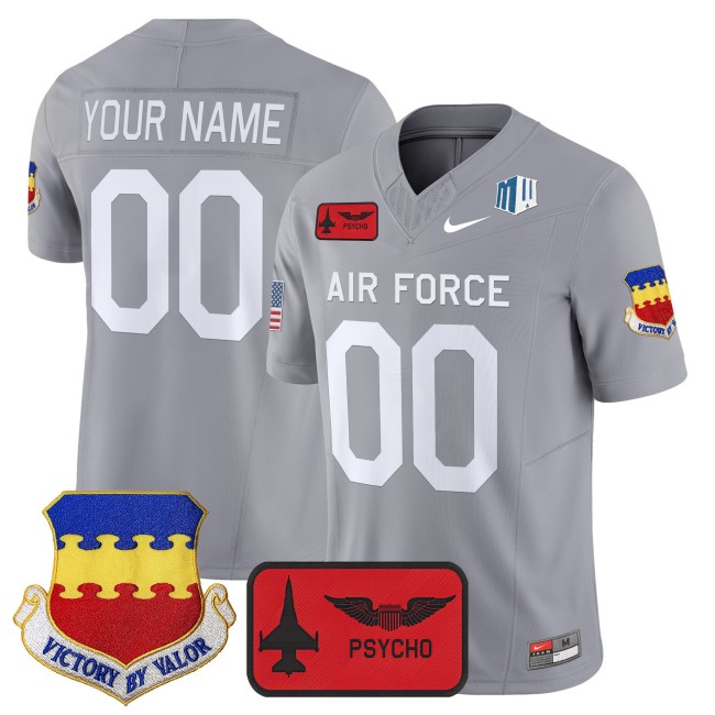 Air Force Falcons Custom 20th Fighter F.U.S.E. 2025 'Air Power Legacy Series' Vapor Limited Stitched Football Jersey