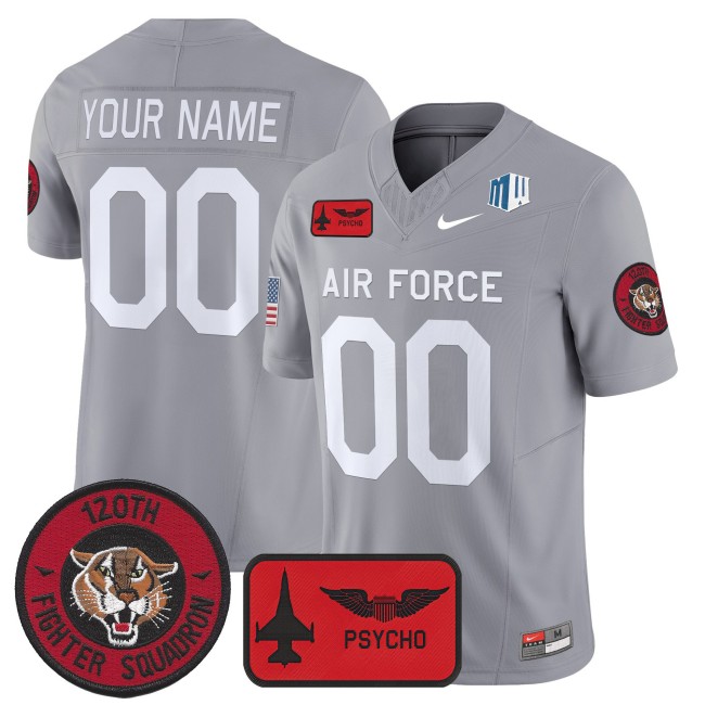 Air Force Falcons Custom 120th Fighter F.U.S.E. 2025 'Air Power Legacy Series' Vapor Limited Stitched Football Jersey
