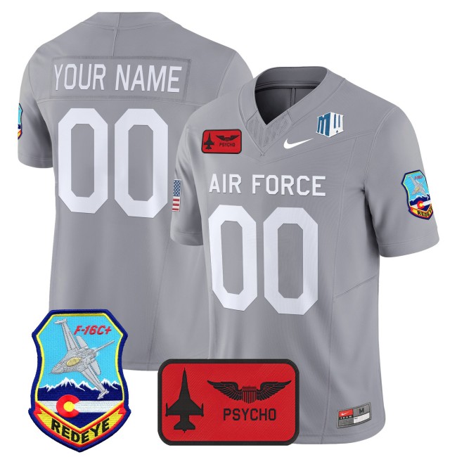 Air Force Falcons Custom 140th Wing F.U.S.E. 2025 'Air Power Legacy Series' Vapor Limited Stitched Football Jersey