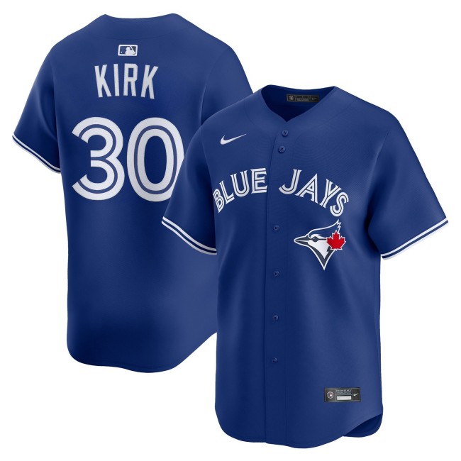 Men's Toronto Blue Jays #30 Alejandro Kirk Royal 2025 Vapor Premier Limited Stitched Baseball Jersey