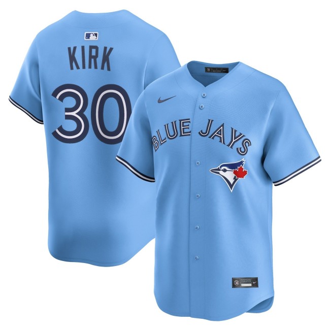 Men's Toronto Blue Jays #30 Alejandro Kirk Powder Blue 2025 Vapor Premier Limited Stitched Baseball Jersey