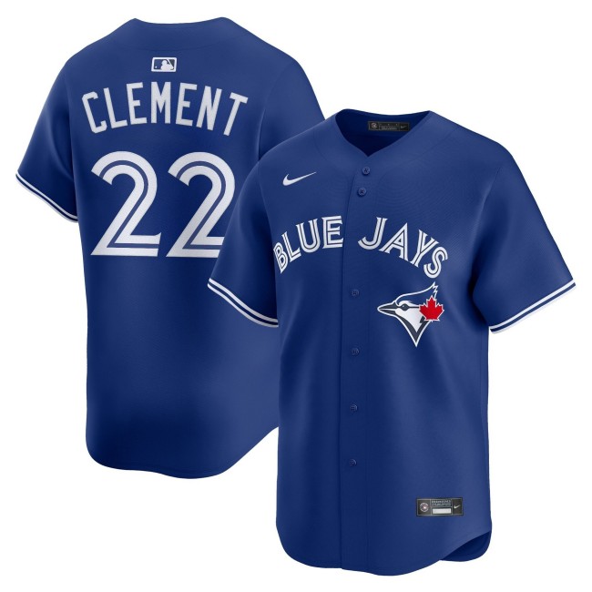 Men's Toronto Blue Jays #22 Ernie Clement Royal 2025 Vapor Premier Limited Stitched Baseball Jersey