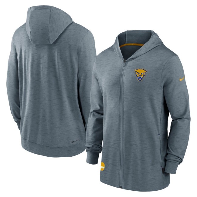 Men's Pittsburgh Panthers 2025 Nike Full Zip Long Sleeve Top