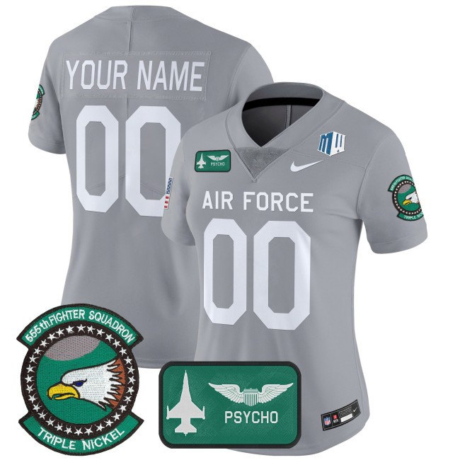 Women's Air Force Falcons Custom 555th 2025 'Air Power Legacy Series' Vapor Untouchable Limited Jersey