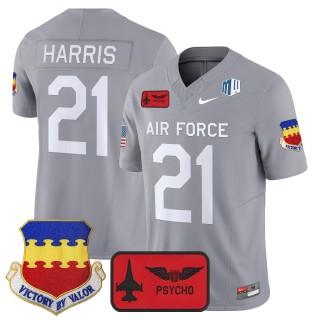 Men's Air Force Falcons #21 Cade Harris 20th Fighter F.U.S.E. 2025 'Air Power Legacy Series' Vapor Limited Stitched Football Jersey