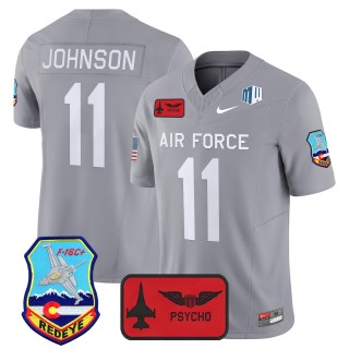 Men's Air Force Falcons #11 Josh Johnson 140th Wing F.U.S.E. 2025 'Air Power Legacy Series' Vapor Limited Stitched Football Jersey