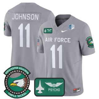 Men's Air Force Falcons #11 Josh Johnson 555th F.U.S.E. 2025 'Air Power Legacy Series' Vapor Limited Stitched Football Jersey