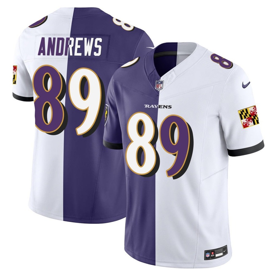 Men's Baltimore Ravens #89 Mark Andrews Nike Limited Stitched Football Jersey