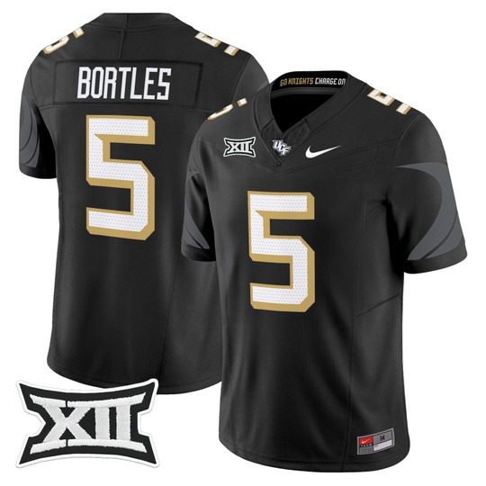 Men's UCF Knights #5 Blake Bortles Black 2025 Vapor Limited Stitched Football Jersey
