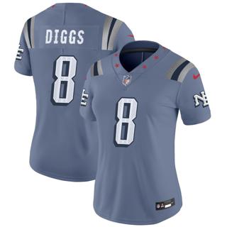 Women's New England Patriots #8 Stefon Diggs 2025 Rivalries Nike Vapor Limited Stitched Jersey