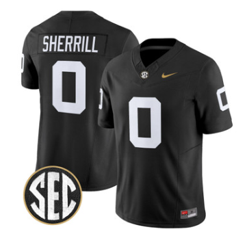 Vanderbilt Commodores #0 Junior Sherrill Black 2026 Vapor Limited Jersey V2 - All Stitched