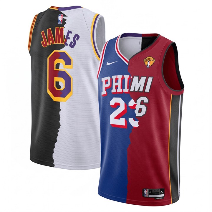 LeBron James Mix 4 Teams Jersey - Sublimated