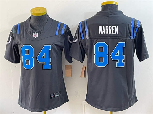 Youth Indianapolis Colts #84 Tyler Warren Dark Gray 2026 F.U.S.E. Rivalries Collection Limited Stitched Football Jersey