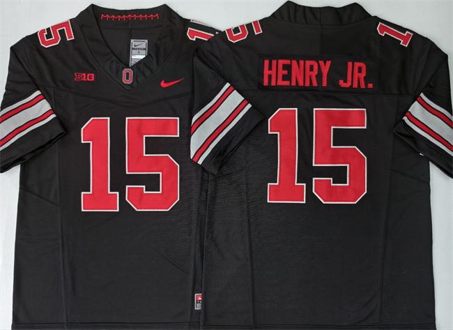 Men's Ohio State Buckeyes #4 Jeremiah Smith Black 2026 F.U.S.E. Limited Stitched Jersey