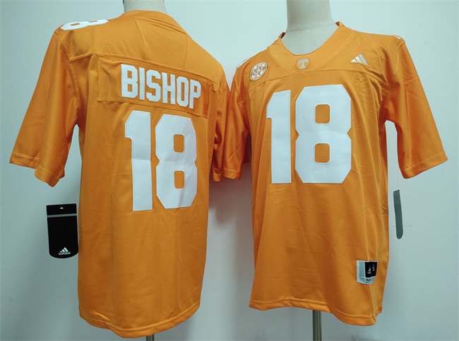 Men's Tennessee Volunteers #18 Desean Bishop Orange 2026  Stitched Jersey