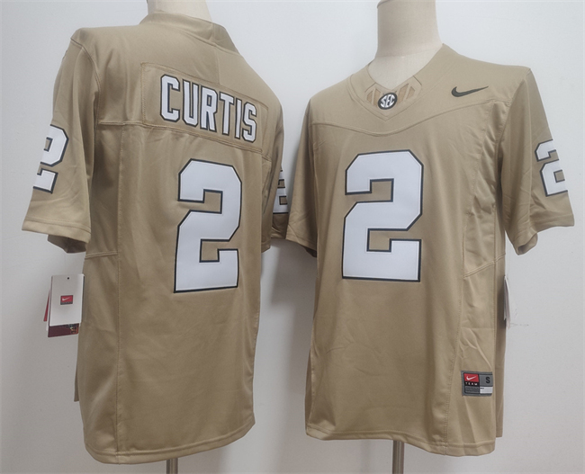 Men's Vanderbilt Commodores #2 Jared Curtis Gold 2026 F.U.S.E. Vapor Limited Stitched Football Jersey