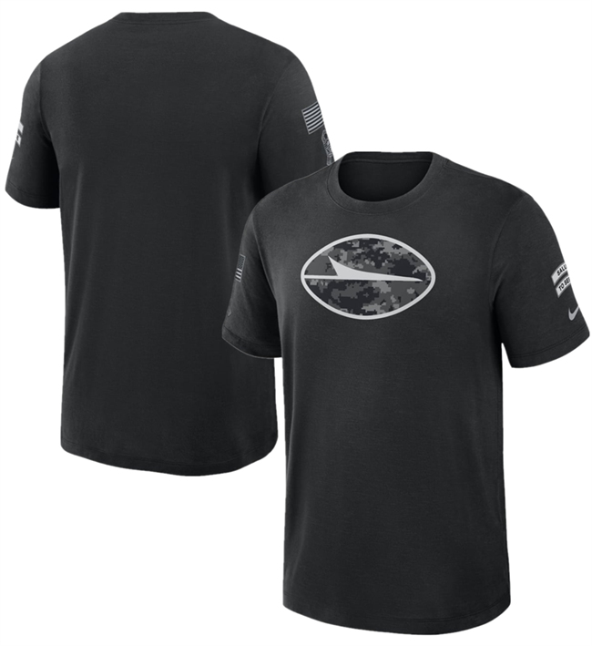 Men's New York Jets Black 2026 Salute to Service Slub T-Shirt