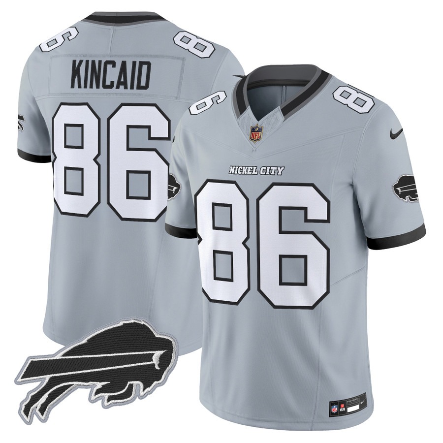 Men & Women & Youth Buffalo Bills #86 Dalton Kincaid Nickel City Vapor Limited Jersey V2 - All Stitched