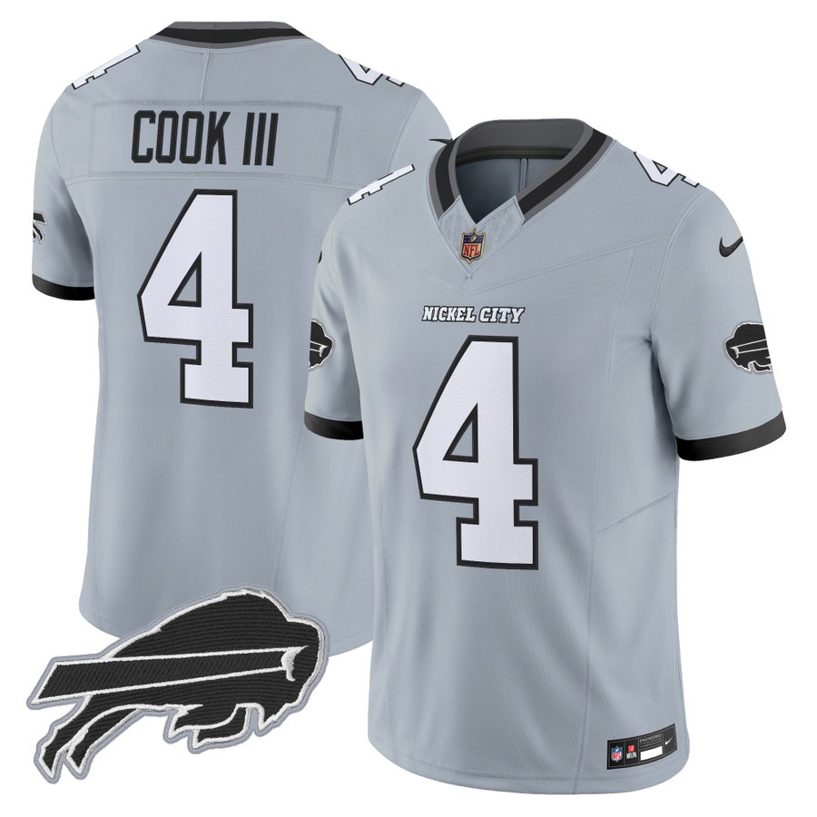 Men & Women & Youth Buffalo Bills #4 James Cook III Nickel City Vapor Limited Jersey V2 - All Stitched