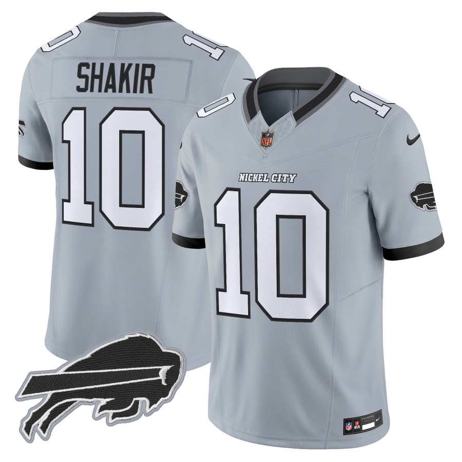Men & Women & Youth Buffalo Bills #10 Khalil Shakir Nickel City Vapor Limited Jersey V2 - All Stitched