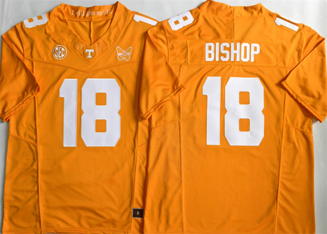 Men's Tennessee Volunteers #18 Desean Bishop Orange 2026 F.U.S.E. Stitched Jerseys