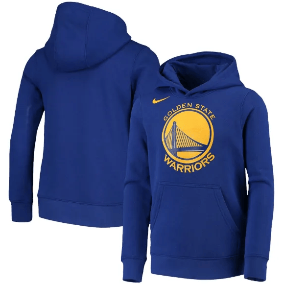 Men's Golden State Warriors Blue Nike Stitched Hoodie