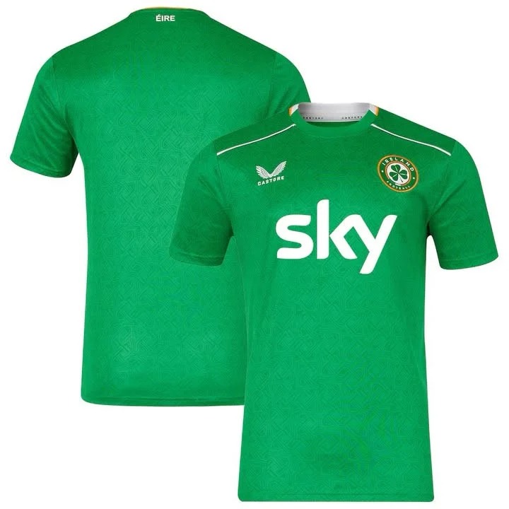 Men's Ireland National Soccer Green Home Sublimated Jersey