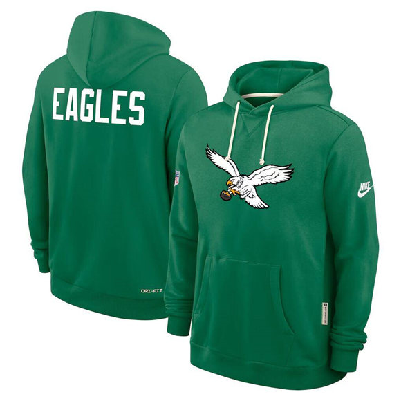 Men's Philadelphia Eagles Kelly Green Dri-FIT Hoodie