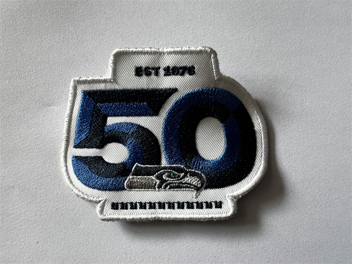 Seattle Seahawks 50th Season Jersey Patch