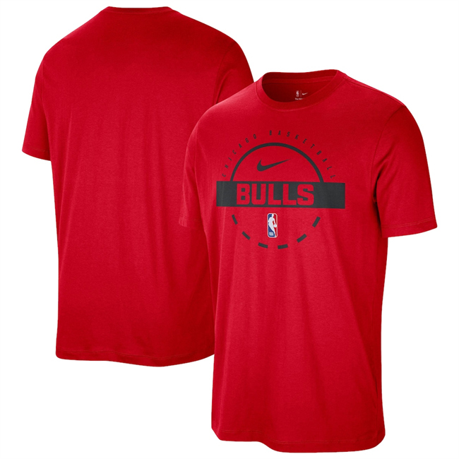 Men's Chicago Bulls Red Practice T-Shirt
