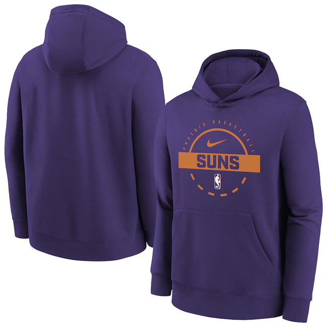 Men's Phoenix Suns Purple 2025-26 Practice Club Pullover Hoodie