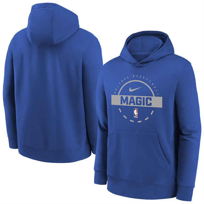 Men's Orlando Magic Royal 2025-26 Practice Club Pullover Hoodie