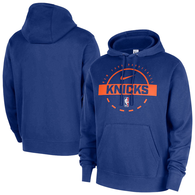 Men's New York Knicks Royal 2025-26 Practice Club Pullover Hoodie