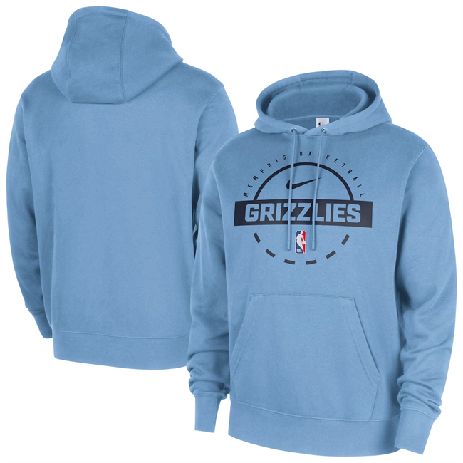 Men's Memphis Grizzlies Blue 2025-26 Practice Club Pullover Hoodie