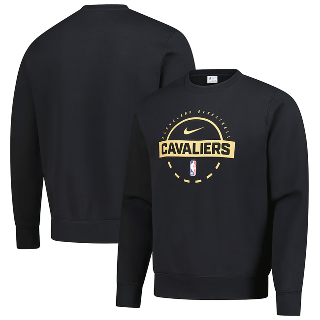 Men's Cleveland Cavaliers Black 2025-26 Practice Club Sweatshirt