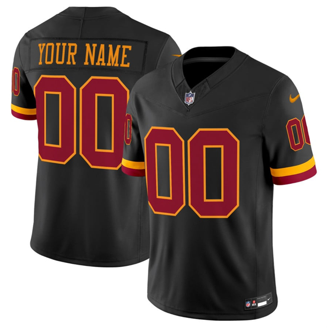 Men's & Women's & Youth Washington Commanders Active Player Custom Black 2026 F.U.S.E. Hail Raiser Alternate Vapor Limited Stitched Football Jersey