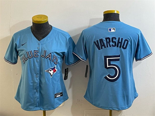 Youth Toronto Blue Jays #5 Daulton Varsho Blue Limited Stitched Baseball Jersey