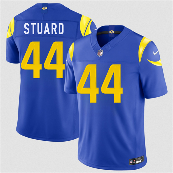 Men's Los Angeles Rams #44 Grant Stuard Royal 2026 F.U.S.E. Vapor Limited Stitched Football Jersey