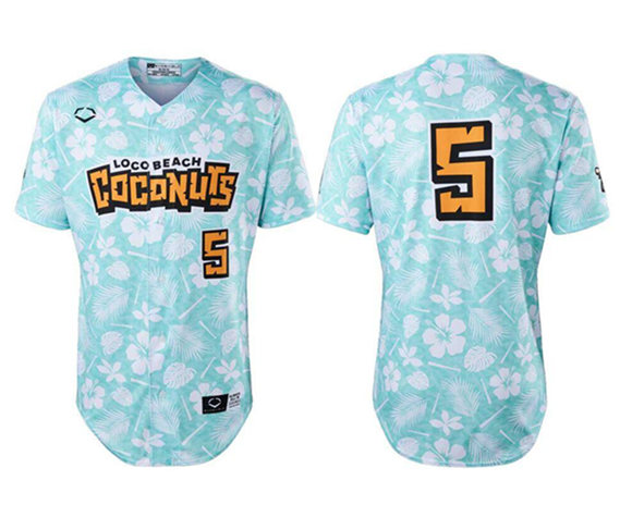 Men's Savannah Banana X Loco Beach Coconuts Active Player Custom Stitched Baseball Jersey