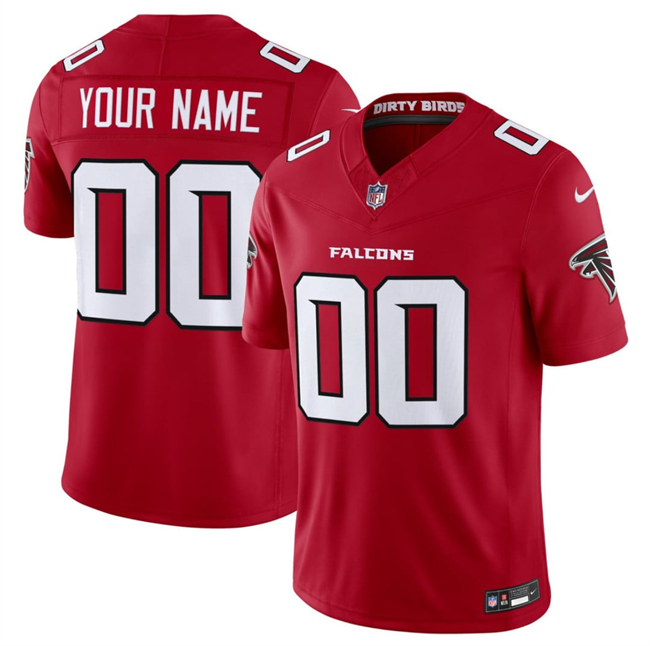 Men's Atlanta Falcons Active Player Custom Red 2026 New F.U.S.E. Vapor Untouchable Limited Stitched Football Jersey