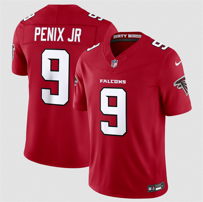 Men's Atlanta Falcons #9 Michael Penix Jr. Red 2026 New F.U.S.E. Vapor Untouchable Limited Stitched Football Jersey