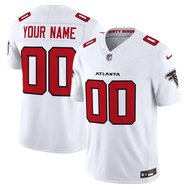 Men's Atlanta Falcons Active Player Custom White 2026 New F.U.S.E. Vapor Untouchable Limited Stitched Football Jersey