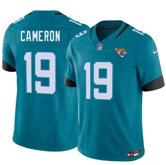 Men's Jacksonville Jaguars #19 Josh Cameron Teal 2026 Draft F.U.S.E. Vapor Untouchable Limited Stitched Jersey