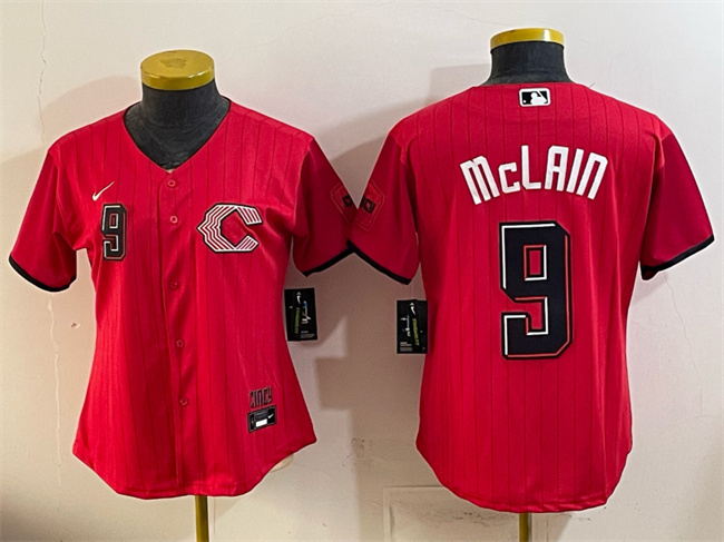 Youth Cincinnati Reds #9 Matt McLain Red 2026 City Connect Stadium Stitched Baseball Jersey
