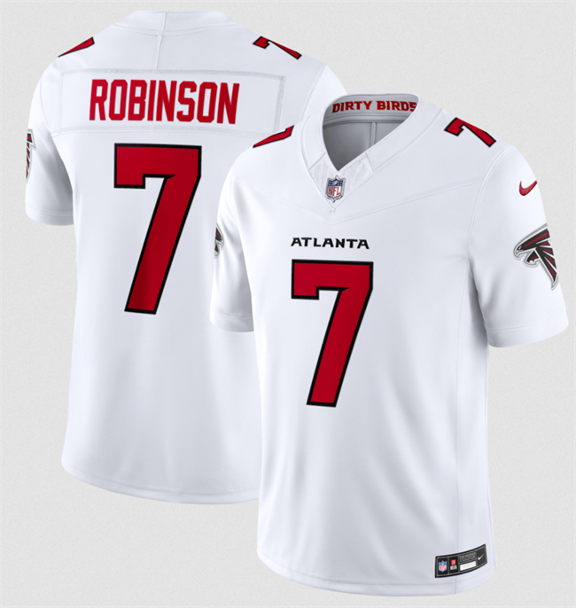 Youth Atlanta Falcons #7 Bijan Robinson White 2026 F.U.S.E. Vapor Untouchable Limited Stitched Football Jersey