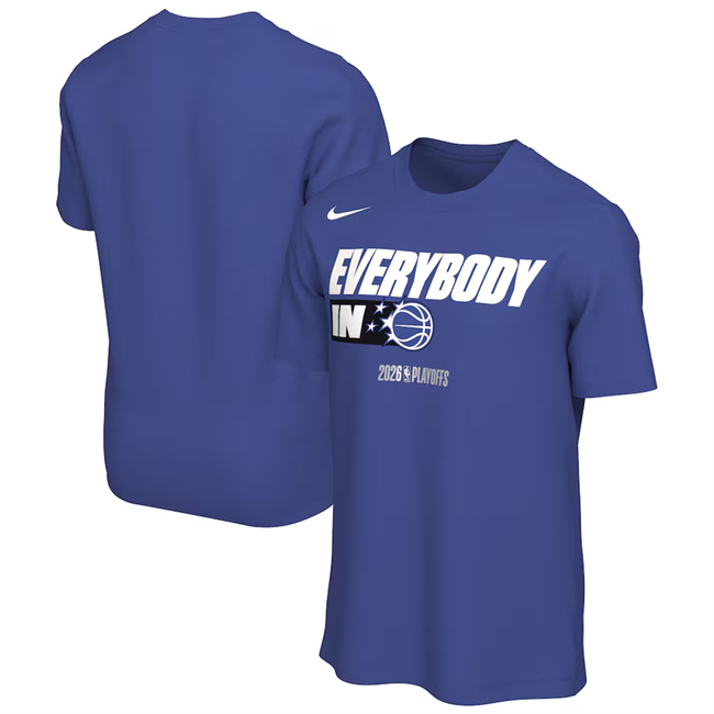 Men's Orlando Magic Blue 2026 Playoffs Mantra T-Shirt
